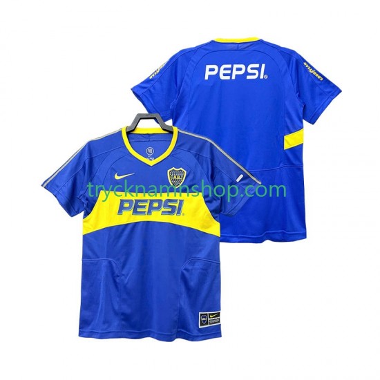 CA Boca Juniors 2003 2004 Tröja Retro 1:a Matchställ Män Kortärmad