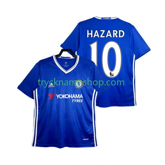 Chelsea HAZARD 10 2016-2017 Tröja Retro 1:a Matchställ Män Kortärmad