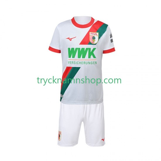 FC Augsburg 2025-2026 Tröja 1:a Matchställ Barn Kortärmad