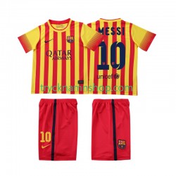 FC Barcelona Lionel Messi 10 2013 2014 Tröja Retro 2:a Matchställ Barn Kortärmad