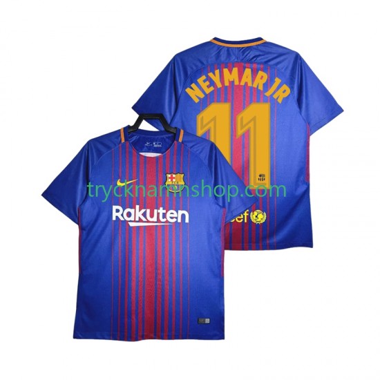 FC Barcelona Neymar JR 11 2017-2018 Tröja Retro 1:a Matchställ Män Kortärmad