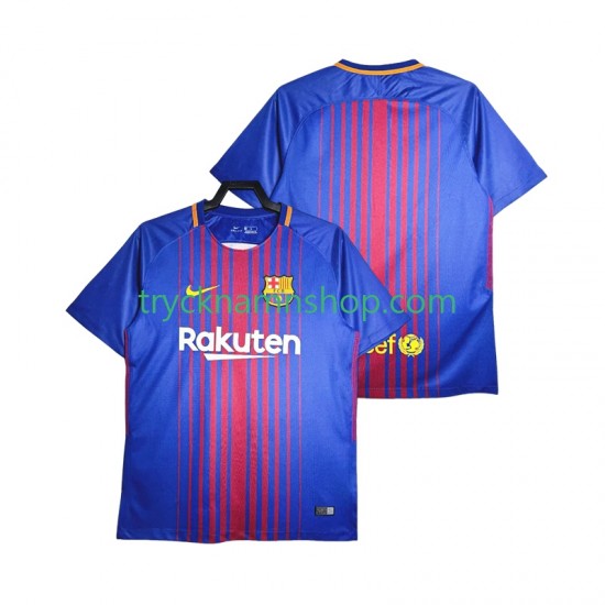 FC Barcelona 2017-20168 Tröja Retro 1:a Matchställ Män Kortärmad