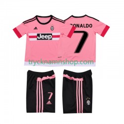 Juventus Cristiano RONALDO 7 2015 2016 Tröja Retro 2:a Matchställ Barn Kortärmad