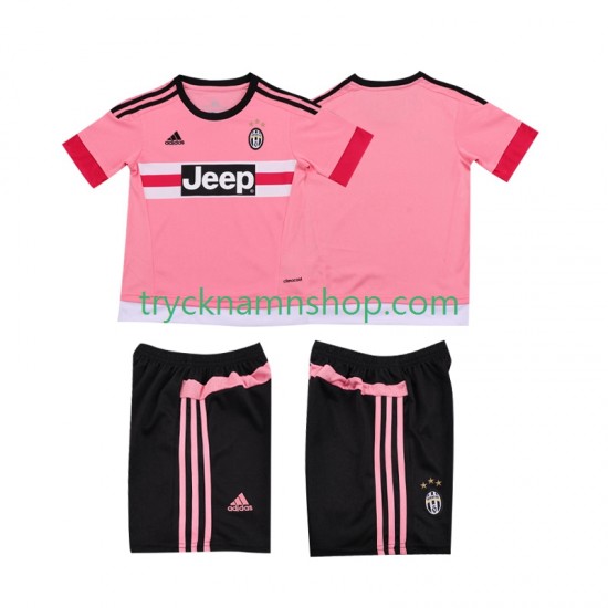 Juventus 2015 2016 Tröja Retro 2:a Matchställ Barn Kortärmad