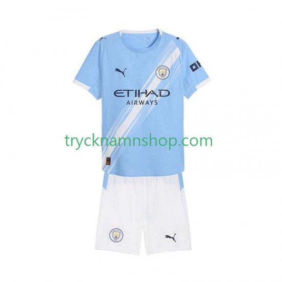 Manchester City 2025-2026 Tröja 1:a Matchställ Barn Kortärmad