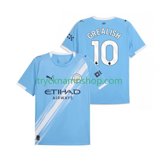 Manchester City Jack Grealish 10 2025-2026 Tröja 1:a Matchställ Män Kortärmad