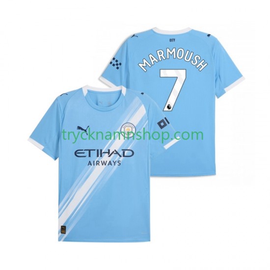 Manchester City Omar Marmoush 7 2025-2026 Tröja 1:a Matchställ Män Kortärmad