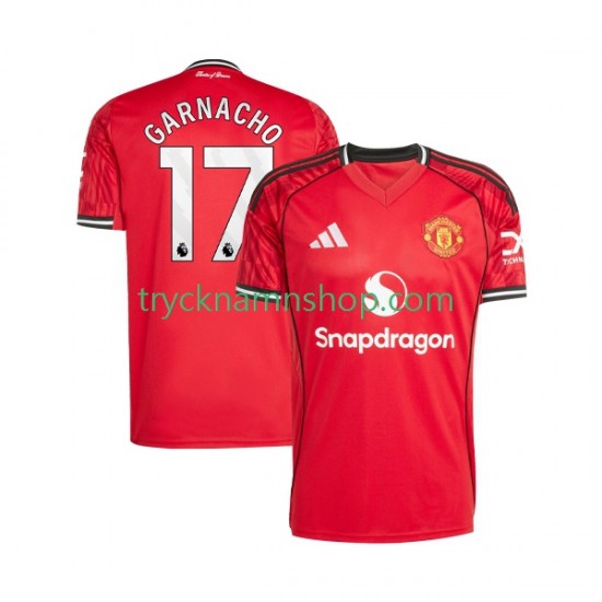 Manchester United Alejandro Garnacho 17 2025-2026 Tröja 1:a Matchställ Män Kortärmad