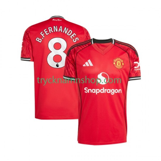 Manchester United Bruno Fernandes 8 2025-2026 Tröja 1:a Matchställ Män Kortärmad