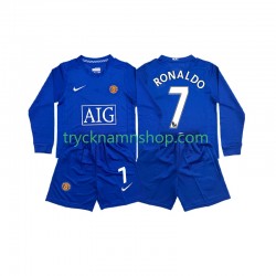 Manchester United Cristiano Ronaldo 7 2008 Tröja Retro 2:a Matchställ Barn Långärmad
