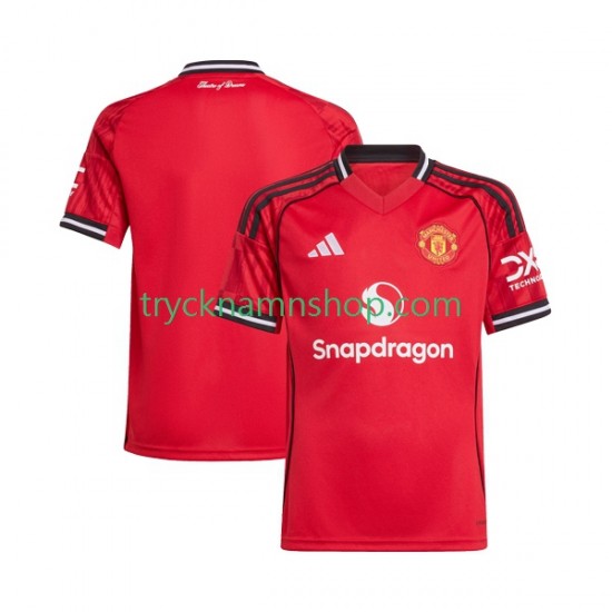 Manchester United 2025-2026 Tröja 1:a Matchställ Män Kortärmad