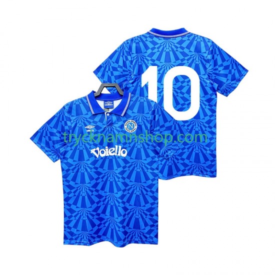 SSC Napoli 10 1991 1993 Tröja Retro 1:a Matchställ Män Kortärmad