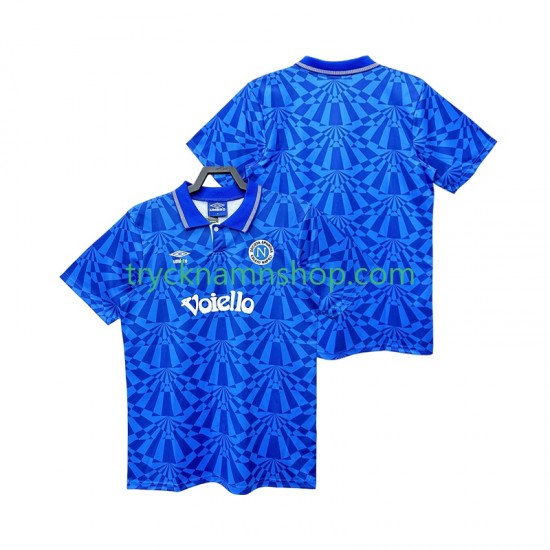 SSC Napoli 1991 1993 Tröja Retro 1:a Matchställ Män Kortärmad