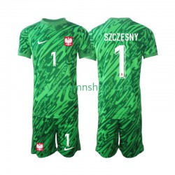 Polen Målvakt Szczesny 1 2024 Tröja 3:e Matchställ Barn Kortärmad
