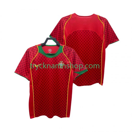 Portugal 2004 Tröja Retro 1:a Matchställ Män Kortärmad