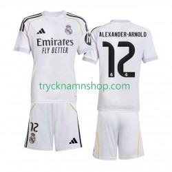 Real Madrid Alexander-Arnold 12 2025-2026 Tröja 1:a Matchställ Barn Kortärmad