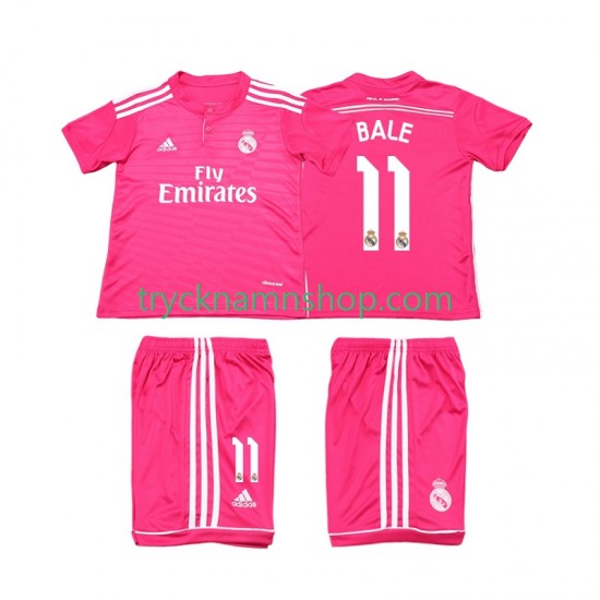 Real Madrid Bale 11 2014 2015 Tröja Retro 2:a Matchställ Barn Kortärmad