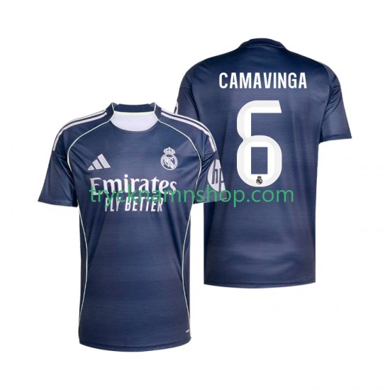 Real Madrid Camavinga 6 2025-2026 Tröja 2:a Matchställ Män Kortärmad