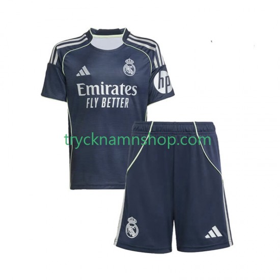 Real Madrid 2025-2026 Tröja 2:a Matchställ Barn Kortärmad