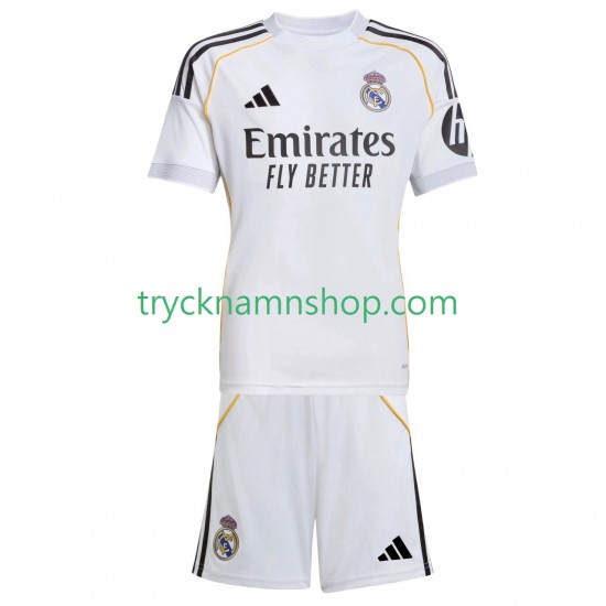 Real Madrid 2025-2026 Tröja 1:a Matchställ Barn Kortärmad