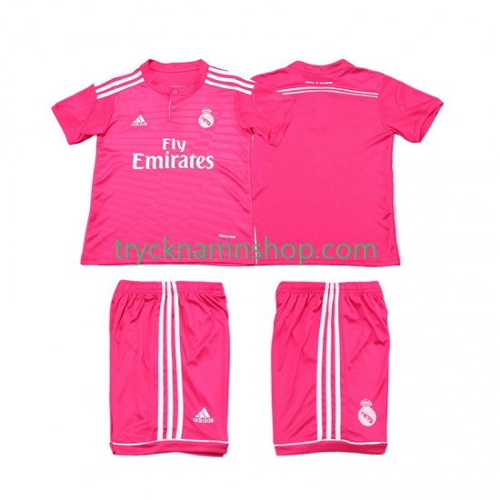 Real Madrid 2014 2015 Tröja Retro 2:a Matchställ Barn Kortärmad