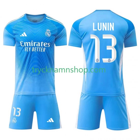 Real Madrid Målvakt Andriy Lunin 13 2025-2026 Tröja 1:a Matchställ Barn Kortärmad