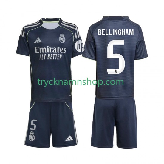 Real Madrid Jude Bellingham 5 2025-2026 Tröja 2:a Matchställ Barn Kortärmad