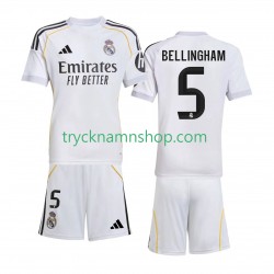 Real Madrid Jude Bellingham 5 2025-2026 Tröja 1:a Matchställ Barn Kortärmad