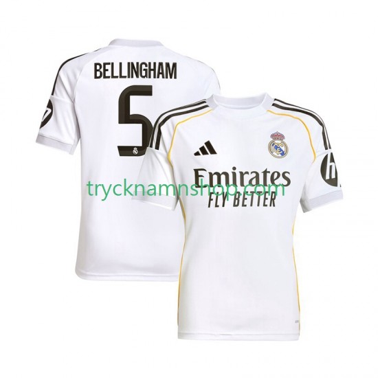 Real Madrid Jude Bellingham 5 2025-2026 Tröja 1:a Matchställ Män Kortärmad