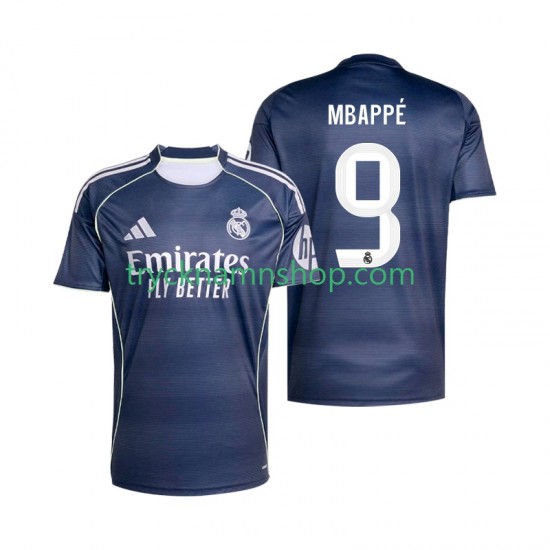 Real Madrid Kylian Mbappe 9 2025-2026 Tröja 2:a Matchställ Män Kortärmad