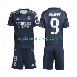 Real Madrid Kylian Mbappe 9 2025-2026 Tröja 2:a Matchställ Barn Kortärmad