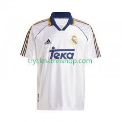 Real Madrid 1999-2000 Tröja Retro 1:a Matchställ Män Kortärmad