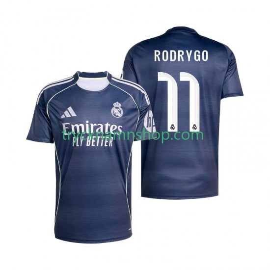 Real Madrid Rodrygo 11 2025-2026 Tröja 2:a Matchställ Män Kortärmad