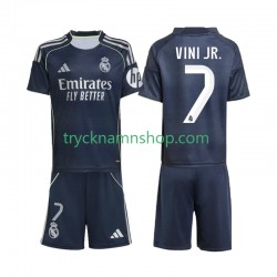 Real Madrid Vinicius Junior 7 2025-2026 Tröja 2:a Matchställ Barn Kortärmad