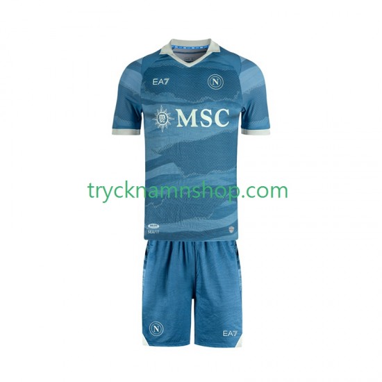 SSC Napoli SSC Special 2024-2025 Tröja 1:a Matchställ Barn Kortärmad