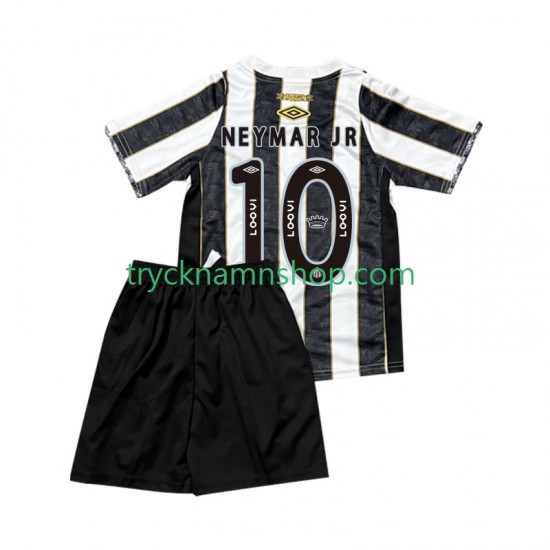 Santos FC Neymar JR 10 2025-2026 Tröja 2:a Matchställ Barn Kortärmad