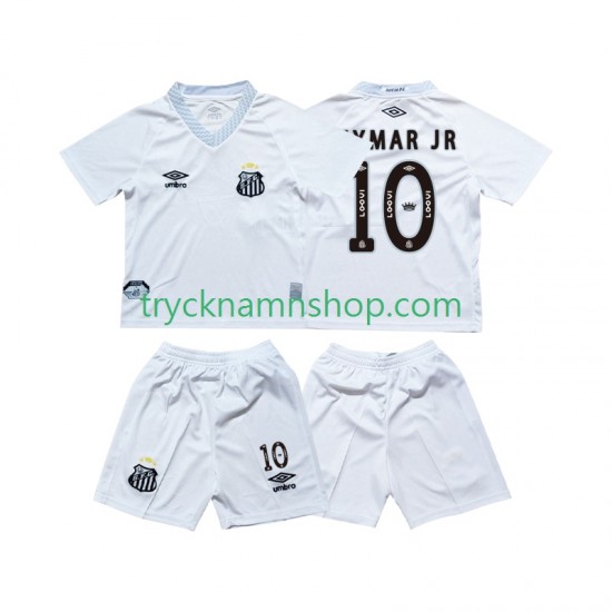 Santos FC Neymar JR 10 2025-2026 Tröja 1:a Matchställ Barn Kortärmad
