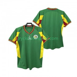 Senegal 2002 Tröja Retro 2:a Matchställ Män Kortärmad