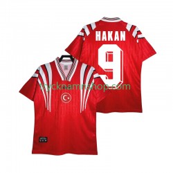 Turkiet HAKAN 9 1996 Tröja Retro 1:a Matchställ Män Kortärmad