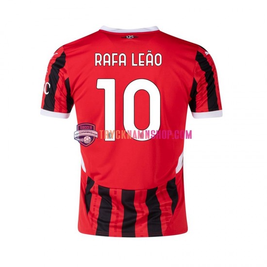 AC Milan RAFA LEAO 10 2024-2025 Tröja 1:a Matchställ Män Kortärmad