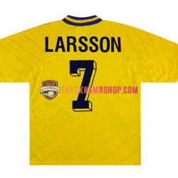 Sverige Henrik Larsson 7 1994 Tröja Retro 1:a Matchställ Män Kortärmad