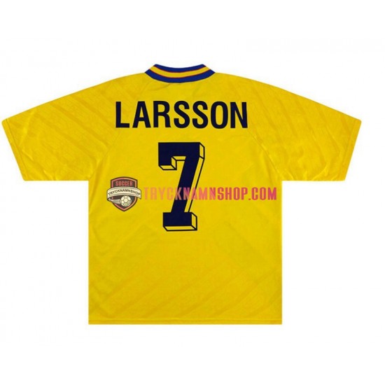 Sverige Henrik Larsson 7 1994 Tröja Retro 1:a Matchställ Män Kortärmad