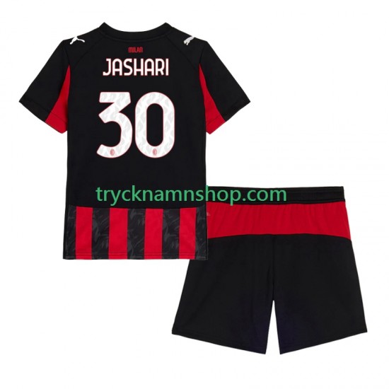AC Milan Ardon Jashari 30 2025-2026 Tröja 1:a Matchställ Barn Kortärmad