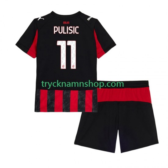 AC Milan Christian Pulisic 11 2025-2026 Tröja 1:a Matchställ Barn Kortärmad