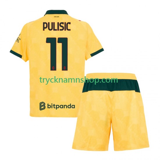 AC Milan Christian Pulisic 11 2025-2026 Tröja 3:e Matchställ Barn Kortärmad