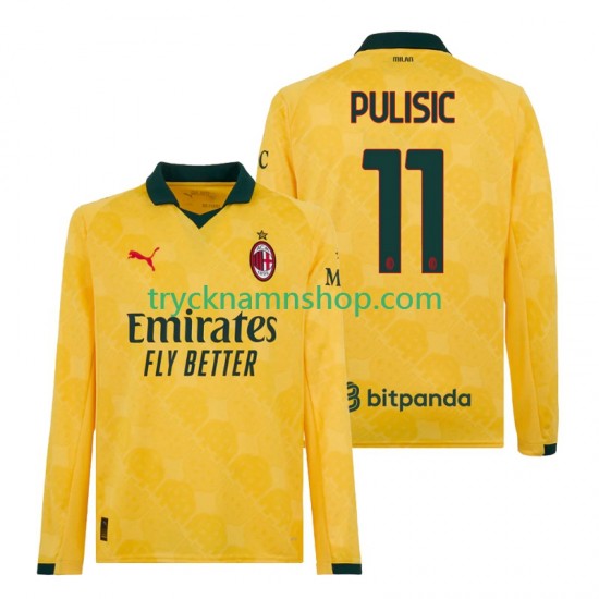 AC Milan Christian Pulisic 11 2025-2026 Tröja 3:e Matchställ Män Långärmad