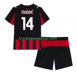 AC Milan Luca Modric 14 2025-2026 Tröja 1:a Matchställ Barn Kortärmad