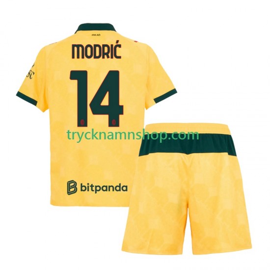 AC Milan Luca Modric 14 2025-2026 Tröja 3:e Matchställ Barn Kortärmad
