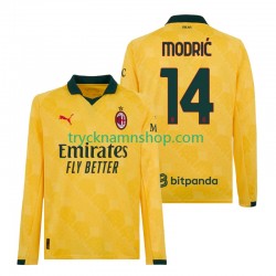 AC Milan Luca Modric 14 2025-2026 Tröja 3:e Matchställ Män Långärmad