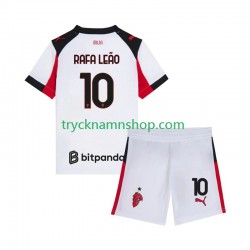 AC Milan Rafael Leao 10 2025-2026 Tröja 2:a Matchställ Barn Kortärmad